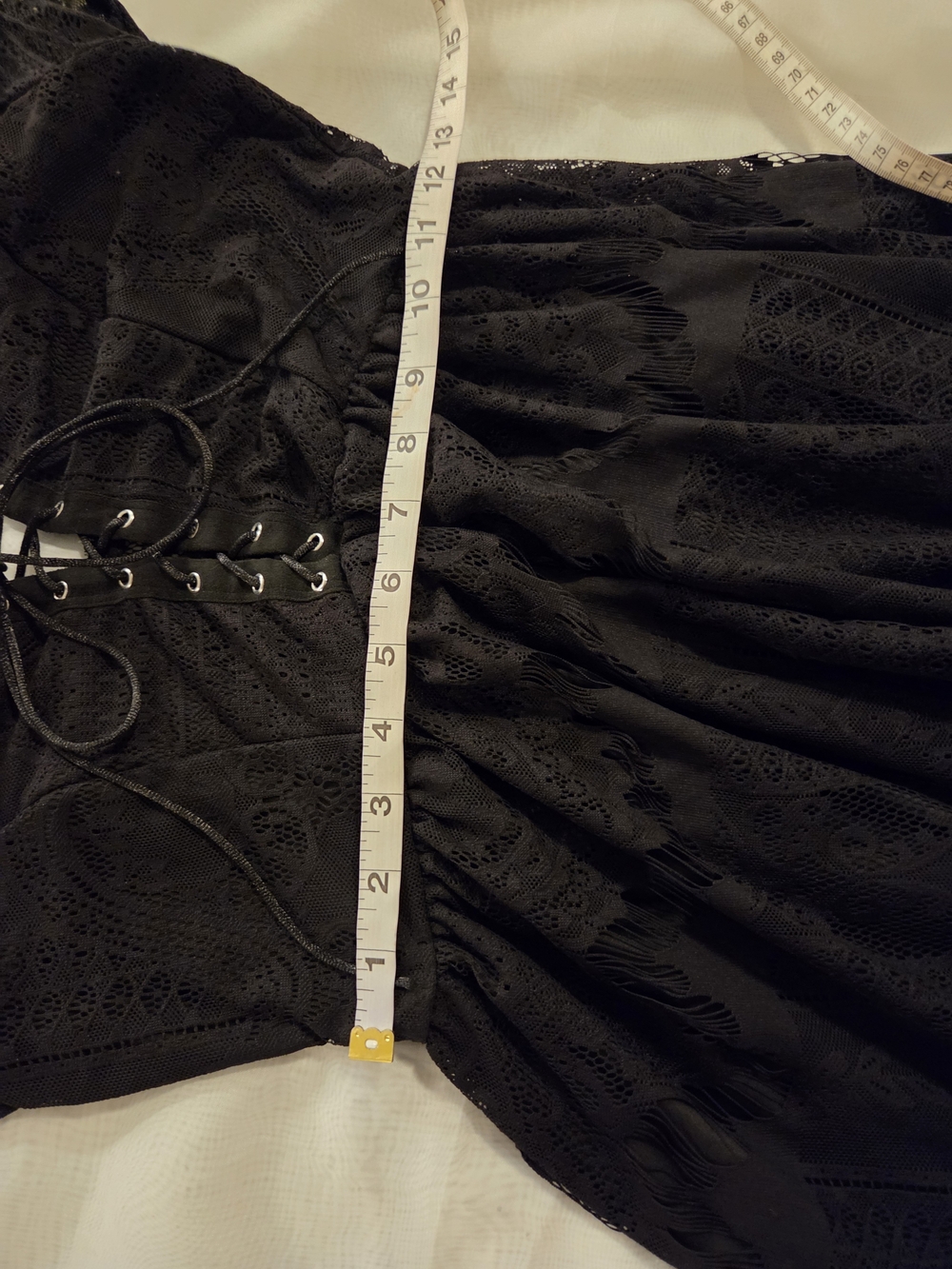 Vintage Killstar Rare Bella Morte Lost Babydoll Dress with Tie Front, XS - Picture 4 of 10